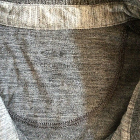 Ice Breaker Casual Merino Wool Polo Shirt w/Pocket Men's Medium - Grey - Picture 2 of 4